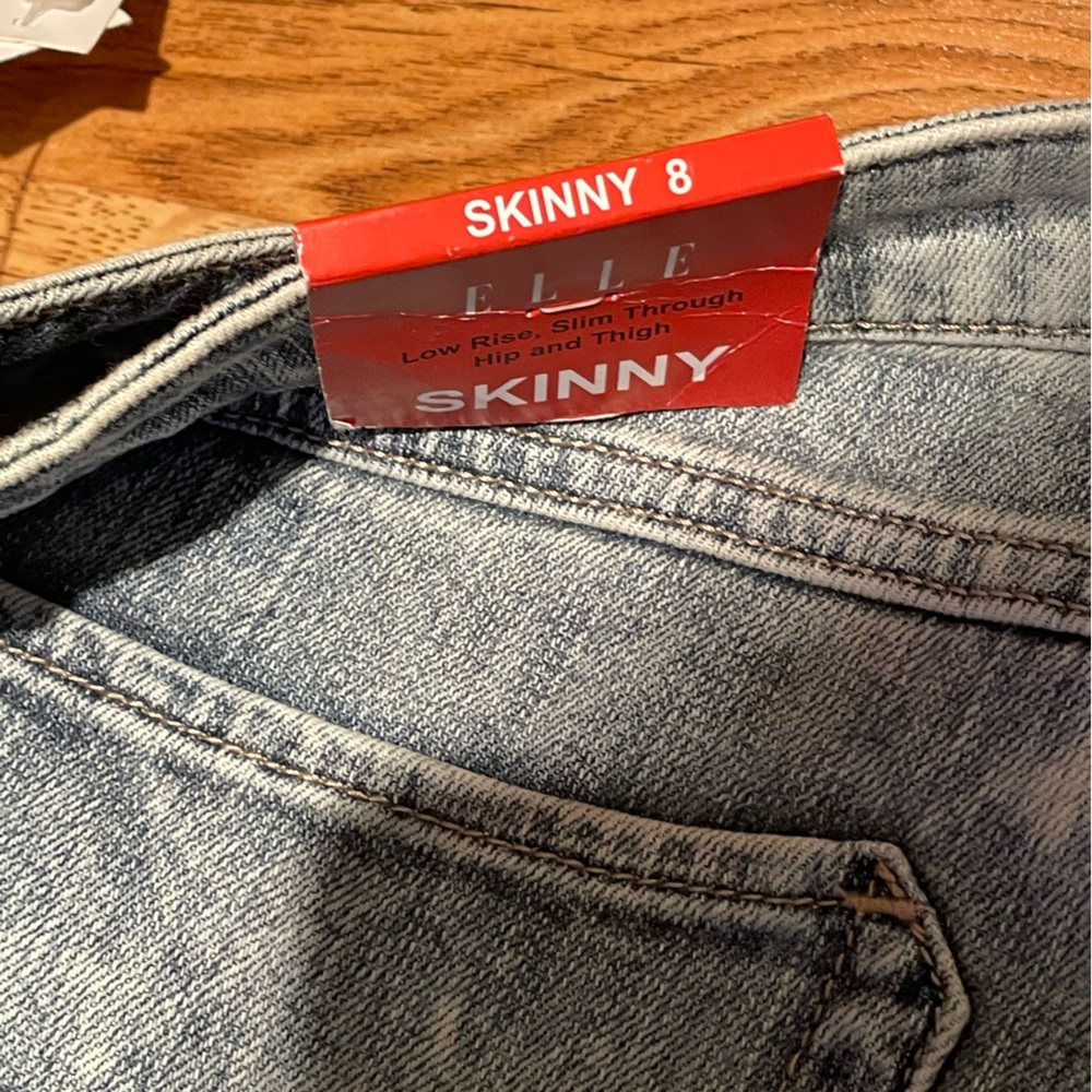 Elle Skinny Acid Washed Jeans - Picture 4 of 13